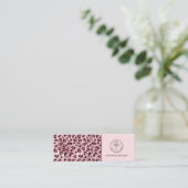Carte De Visite Mini Présentoir à boucles d'oreilles avec impression lé (Debout devant)