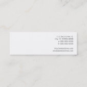 Carte De Visite Mini Prêtez l'oreille (Dos)