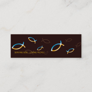 Carte De Visite Mini Prêtre du pasteur   du chrétien  