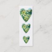 Carte De Visite Mini Primula Heart (Dos)
