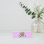 Carte De Visite Mini Princesse Coach Profile Card (Debout devant)
