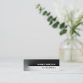 Carte De Visite Mini Pro mini noir (Debout devant)