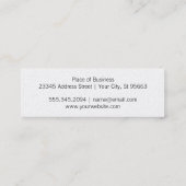 Carte De Visite Mini Produire (Dos)