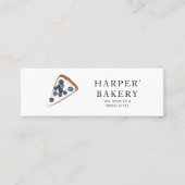 Carte De Visite Mini Produits de boulangerie moderne commerce professio (Devant)