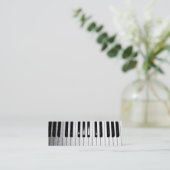 Carte De Visite Mini Professeur de piano (Debout devant)