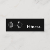 Carte De Visite Mini Professeur d'enseignant de yoga de forme physique (Devant)
