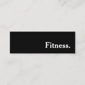 Carte De Visite Mini Professeur d'instructeur de yoga de Pilates (Devant)