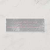 Carte De Visite Mini Professionel Design Moderne, Lashes (Dos)