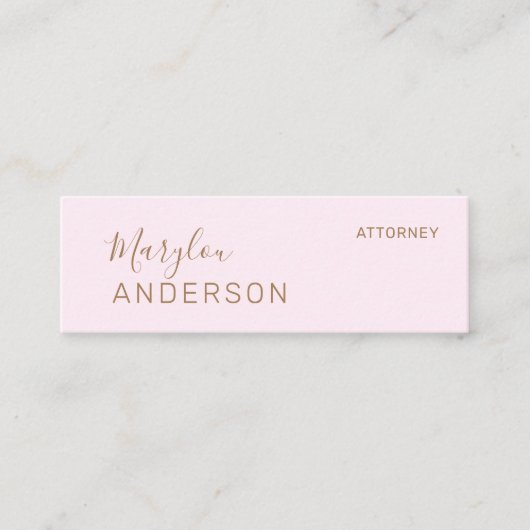 Carte De Visite Mini Professionnel - (Devant)