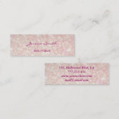 Carte De Visite Mini Professionnel élégant luxe parties scintillant de  (Devant / Derrière)