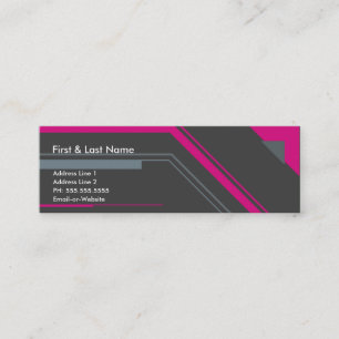 Carte De Visite Mini professionnel high-tech :