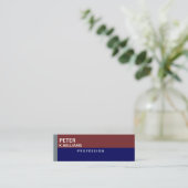 Carte De Visite Mini professionnel moderne (Debout devant)