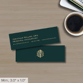 Carte De Visite Mini Professionnel simple