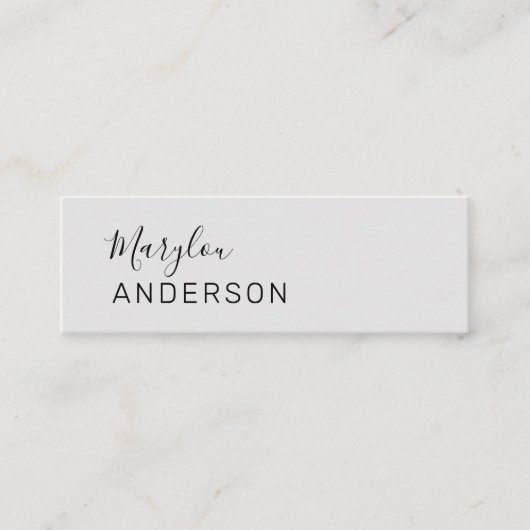 Carte De Visite Mini Professionnel - UNISEX (Devant)