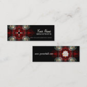 Carte De Visite Mini Profil/Carte de visite HeartStar (Devant / Derrière)