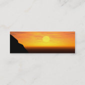 Carte De Visite Mini Profilecard : Coucher du soleil/lever de soleil (Dos)