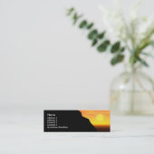 Carte De Visite Mini Profilecard : Coucher du soleil/lever de soleil (Debout devant)