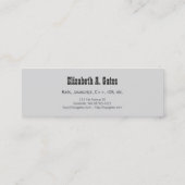 Carte De Visite Mini Programmateur de logiciel (Dos)