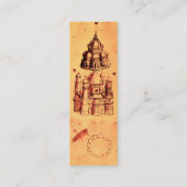 CARTE DE VISITE MINI PROJET ARCHITECTURAL RENAISSANCE, ARCHITECTE (Dos)