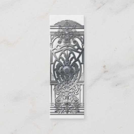 CARTE DE VISITE MINI PROVIDENCE : MÉDAILLONS ARGENTÉS (Devant)