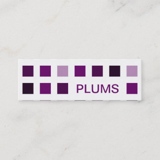 Carte De Visite Mini PRUNES (carrés de mod)