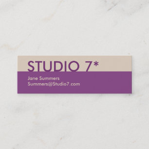 Carte De Visite Mini Purple - Série naturelle