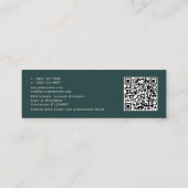 Carte De Visite Mini QR Code Mobile Notary Business Card (Dos)