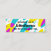 Carte De Visite Mini Random Act Of Kindness Calling Card (Devant)