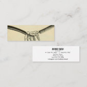 Carte De Visite Mini Rasoir droit vintage (Devant / Derrière)