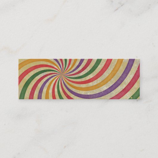 Carte De Visite Mini Rayon super Rayon Rayon Rayon Design Grungy (Devant)