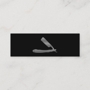 Carte De Visite Mini rayures de rasoir