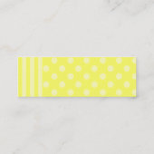 Carte De Visite Mini Rayures et points (Dos)