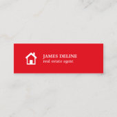 Carte De Visite Mini Réalisateur simple moderne de la Maison Blanche Ro (Devant)