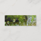 Carte De Visite Mini Recycler la Terre (Dos)