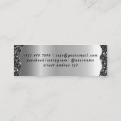 Carte De Visite Mini Red Balloons Parties scintillant Événement Mariage (Dos)