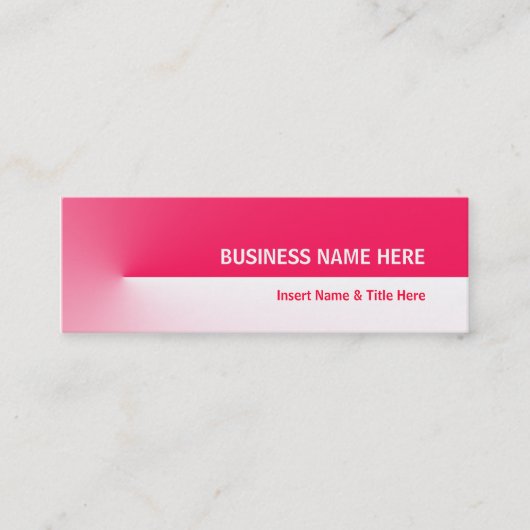 Carte De Visite Mini Red Pro Mini (Devant)