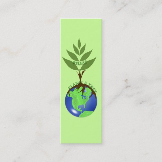 Carte De Visite Mini ReLeaf - Planter un arbre (Devant)