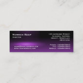 Carte De Visite Mini Remorque 01 de film (Dos)