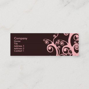 Carte De Visite Mini Remous de chocolat