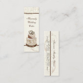 Carte De Visite Mini Remous modernes faits sur commande de rayure de (Devant / Derrière)