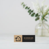 Carte De Visite Mini Réparation à domicile | Handyman | Construction (Debout devant)