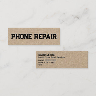 Carte De Visite Mini Réparation de téléphone cellulaire