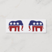 Carte De Visite Mini Républicain - maigre (Dos)