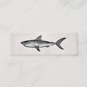 Carte De Visite Mini Requin vintage