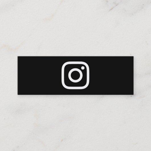 Carte De Visite Mini réseau instagram (Devant)