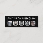 Carte De Visite Mini réseau instagram (Dos)