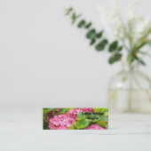 Carte De Visite Mini Responsable du jardin (Debout devant)