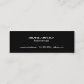 Carte De Visite Mini Résumé (Dos)