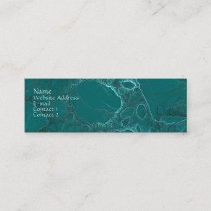 Carte De Visite Mini Résumé vert