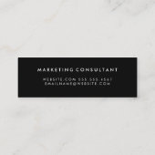 Carte De Visite Mini Retourner lettre (Dos)